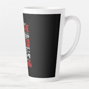 Tasse Latte Cyclisme Art Je ne fais pas de vélo