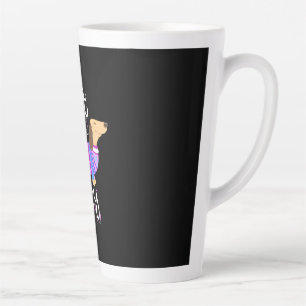 Tasse Latte Dachshund Short Et Sassy
