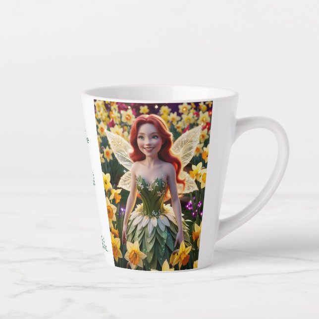 Tasse Latte Daffodil Fairy (Droite)