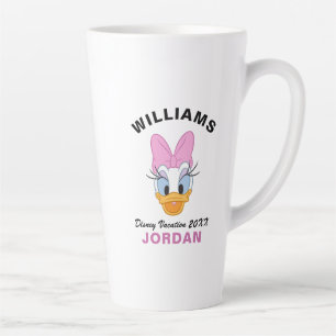 Tasse Latte Daisy Duck Vacances en famille et année