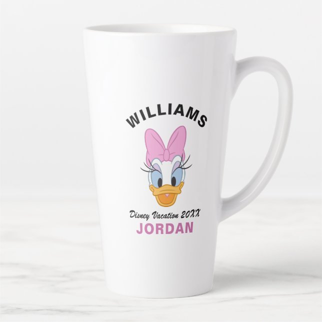 Tasse Latte Daisy Duck | Vacances en famille et année (Droite)