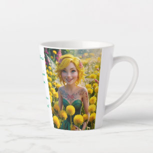 Tasse Latte Dandelion Fairy