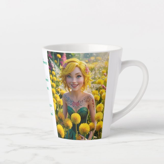 Tasse Latte Dandelion Fairy (Droite)