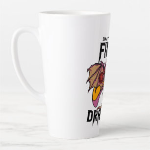 Tasse Latte Dans Mon Monde, Je Lutte Contre Les Dragons