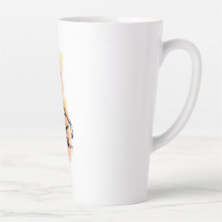 Tasse Latte Danseuse de ballet dansant en couleur