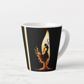 Tasse Latte Danseuse de flamenco