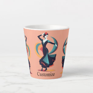 Tasse Latte Danseuse flamenco Thunder_Cove