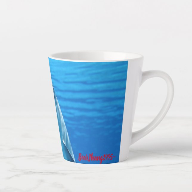 Tasse Latte Dauphin (Droite)