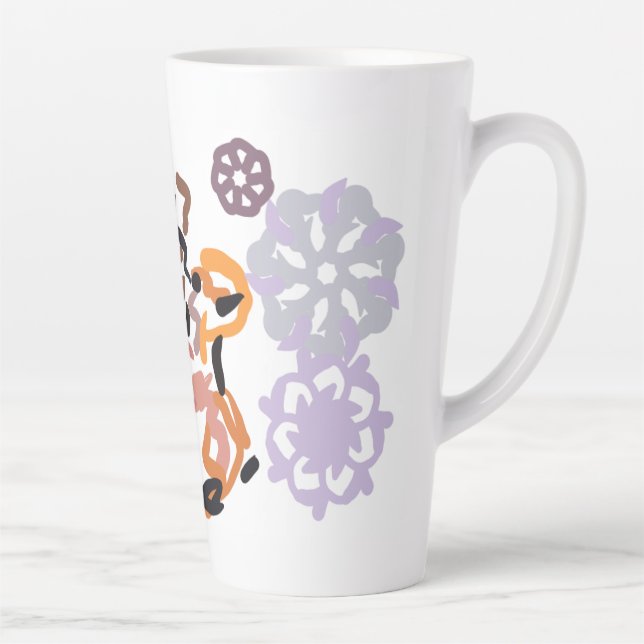 Tasse Latte Deer winter joy (Droite)