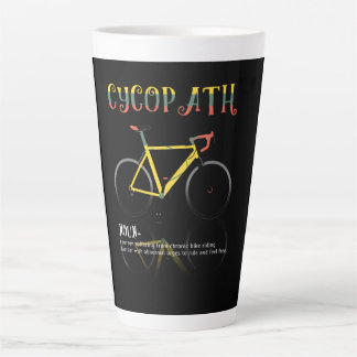 Tasse Latte Définition Drôle Vélo Addict Cadeau pour