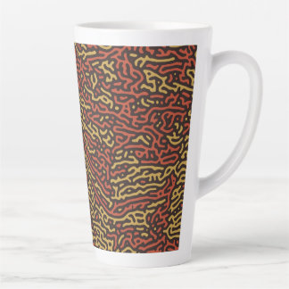 Tasse Latte Déguisement Citrouille Épice Couleur d'Automne