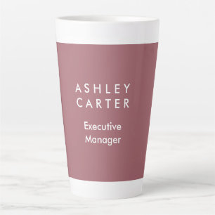 Tasse Latte Design épuré élégant professionnel moderne