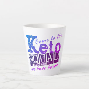 Tasse Latte Devis de régime de Keto amusant