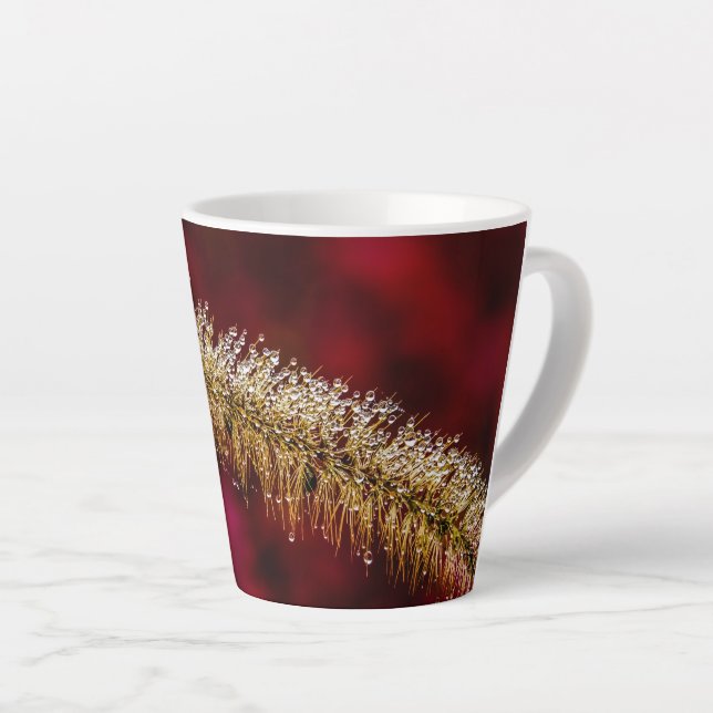 Tasse Latte Dew du matin (Angle droit)