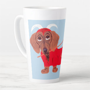 Tasse Latte Diable Dachshund