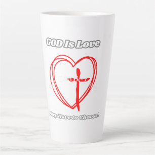 Tasse Latte Dieu Est Amour.
