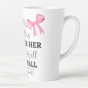 Tasse Latte Dieu Est Dans Sa Musique