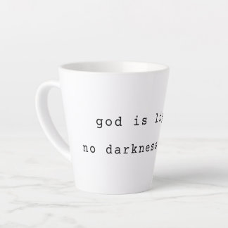 Tasse Latte Dieu est Lumière Moderne