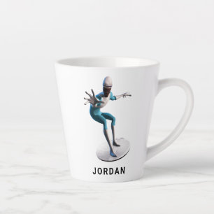 Tasse Latte Disney, la soucoupe à disque volante Incroyables F