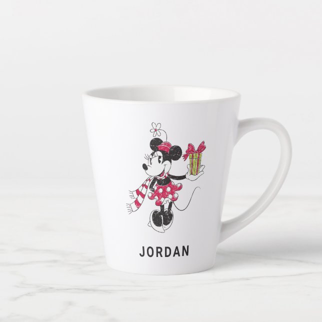 Tasse Latte Disney | Vintage Holiday Minnie (Droite)
