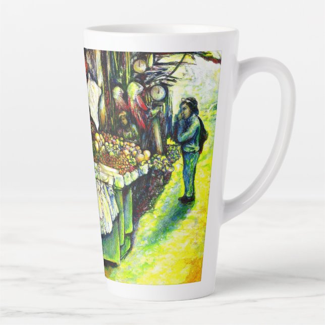 Tasse Latte Dit pour impliquer toute l'idée (Droite)