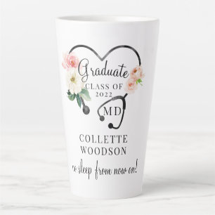 Tasse Latte Docteur en stéthoscope MD Gradué