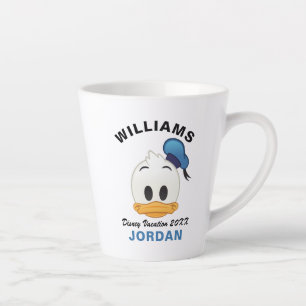 Tasse Latte Donald Duck Emoji   Vacances en famille