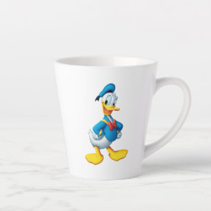 Tasse Latte Donald Duck   Heureux