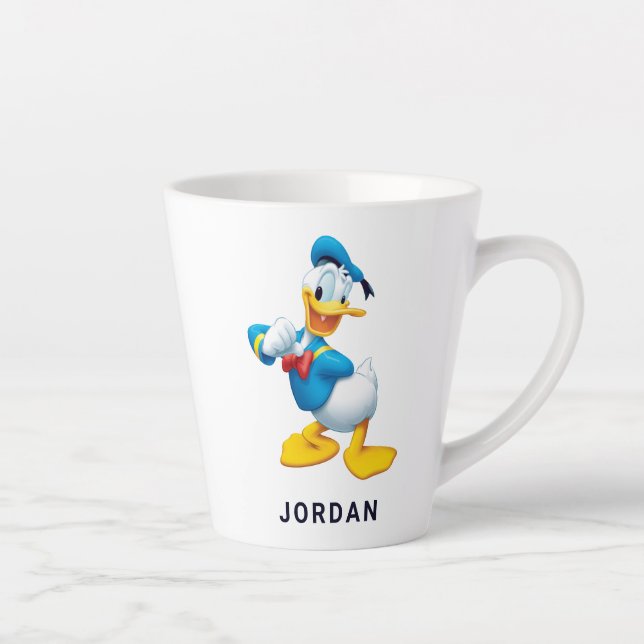 Tasse Latte Donald Duck | Poster (Droite)