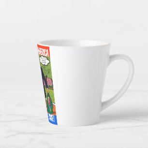 TASSE LATTE DONALD TRUMP - NETTOYER L'AMÉRIQUE, UN SAC PAR FOI