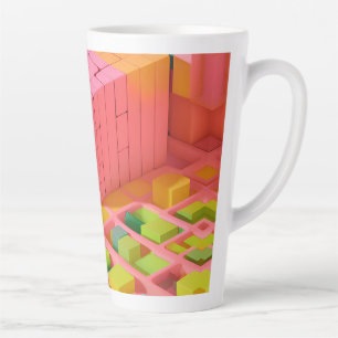 Tasse Latte Douceur aux couleurs vives