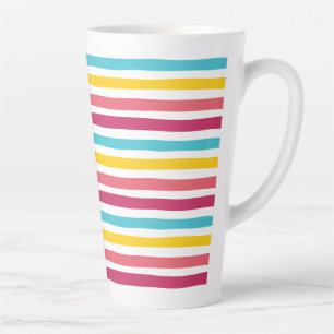 Tasse Latte Doux comme Candy ! Bonbons rayés ! Fun Coloré mign