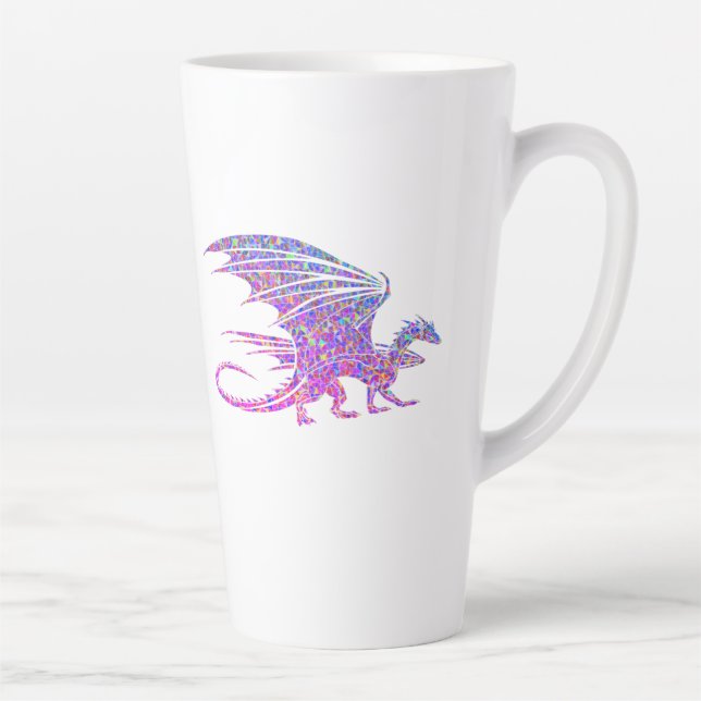 Tasse Latte Dragon de mosaïque Extraordinaire (Droite)