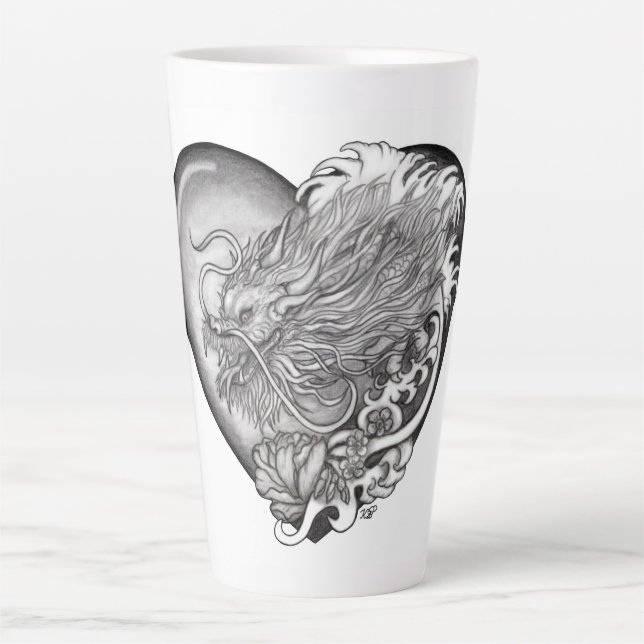 Tasse Latte Dragon Heart (Devant)