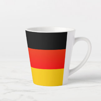 Tasse Latte Drapeau allemand ou allemand