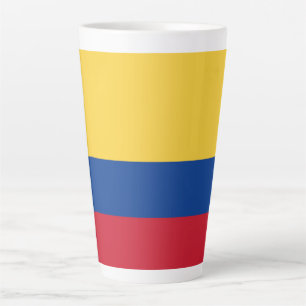 Tasse Latte Drapeau de Colombie