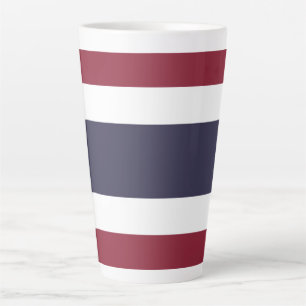Tasse Latte Drapeau de Thaïlande
