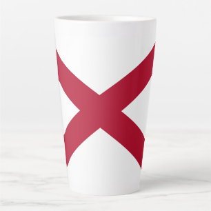 Tasse Latte Drapeau d'État de l'Alabama