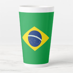 Tasse Latte Drapeau du Brésil