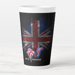 Tasse Latte Drapeau du Royaume-Uni