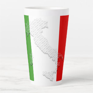 Tasse Latte Drapeau italien