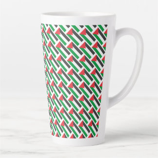 Tasse Latte Drapeau palestinien Free Palestine personnalisé