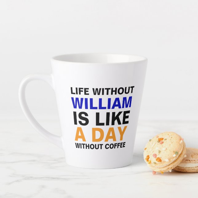 Tasse Latte Drôle Coupe d'Espresso pour hommes | Nom Cadeau Mo (En situation)