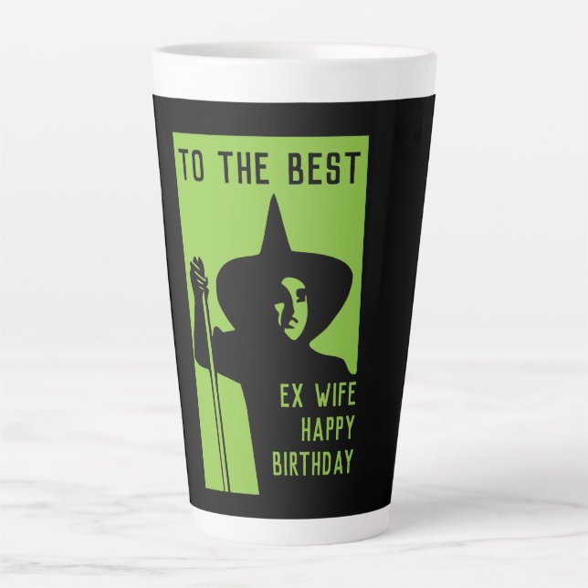Tasse Latte Drôle Ex Femme Cadfts (Devant)