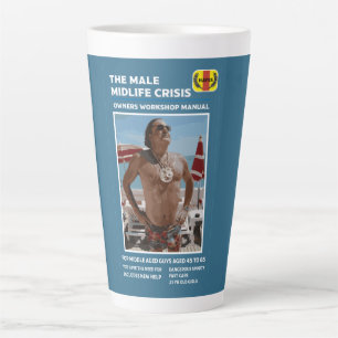Tasse Latte Drôle Homme Midlife Crise Cadeaux