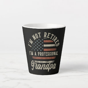 Tasse Latte Drôle "Je Suis Un Grand-Père Professionnel" Retrai