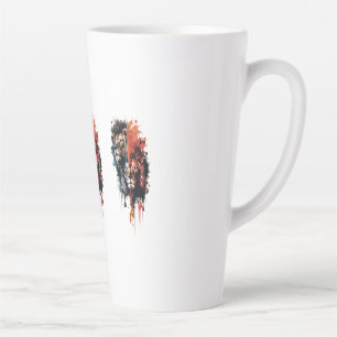 Tasse Latte Dualité de la Couronne de règne divisé du Roi cour