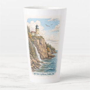 Tasse Latte Duluth, MN, Phare de Split Rock