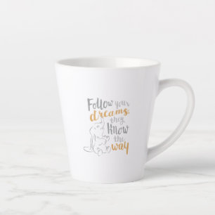 Tasse Latte Dumbo  Suivez vos rêves