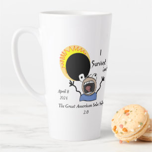 Tasse Latte Édition de survie de l'éclipse solaire 2024